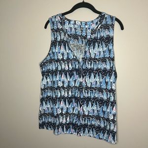NWT Lilly Pulitzer Dev Top in Sails & Striped